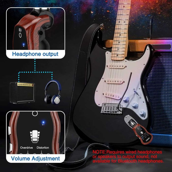 Lekato Mini wzmacniacz gitarowy B6 Bluetooth gitara elektryczna K28