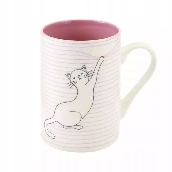 Kubek - Asking Fur Trouble (Pink). Santoro. Nowy Produkt