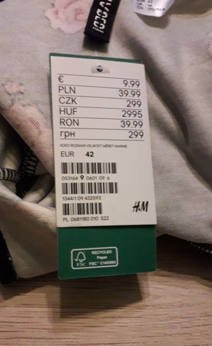 Sukienka damska letnia L