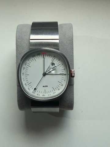 Relógio Alessi GMT Swiss Quartz - Pulseira Integrada - BATERIA NOVA