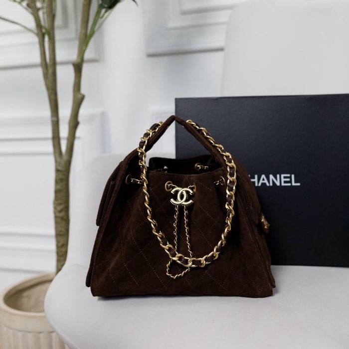 Сумка Chanel 25 Small шоколадна