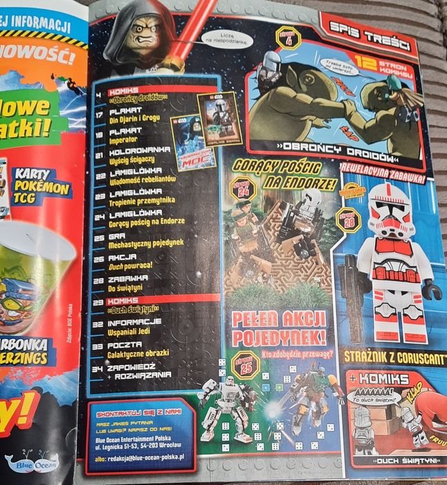 Lego star wars, gazeta plus karta. NOWA.