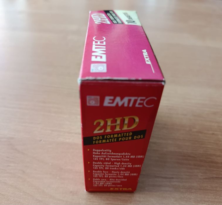 Dyskietki Emtec.