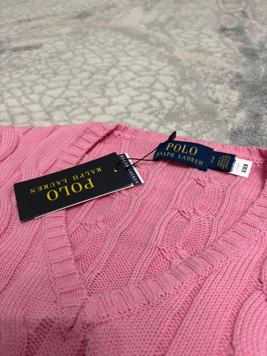 Malha feminina rosa Ralph Lauren
