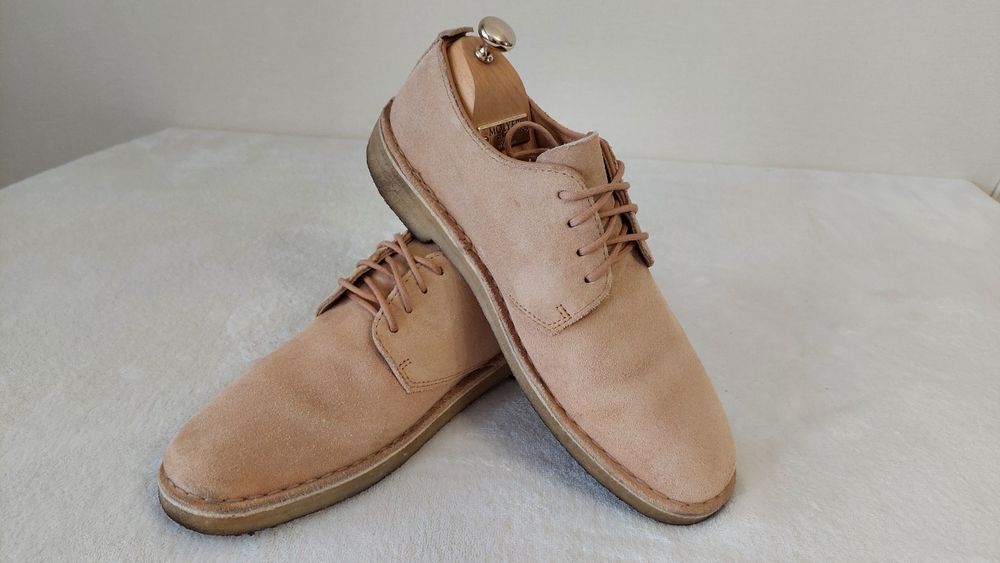 Замшевые Clarks Desert London(туфли,ботинки,кроссовки)