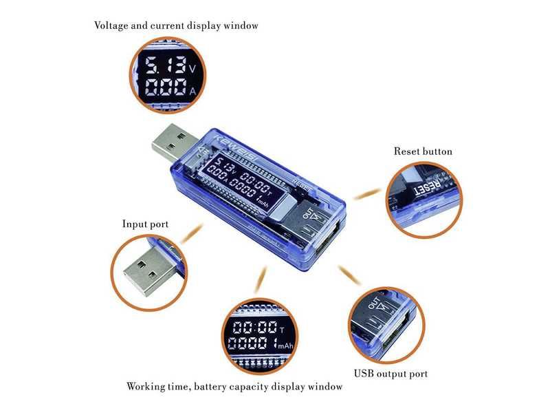 USB тестер Keweisi KWS-V20 Atorch J7-H J7-C Type-C вольтметр амперметр