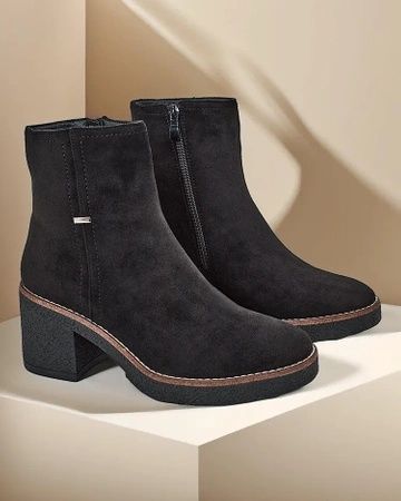 36 37 38 botki 39 40 41 z przetarciami na niskim obcasie ocieplane