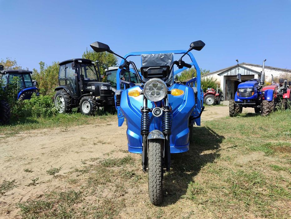 Электрический трицикл Дозер 1200 ватт грузовой Доставка за наш счет