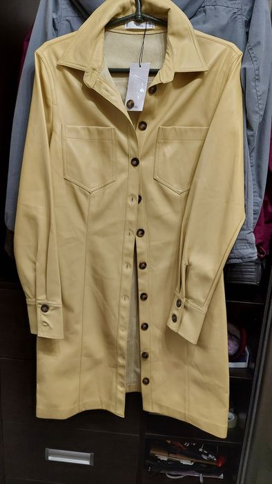 Платье кожзам Манго