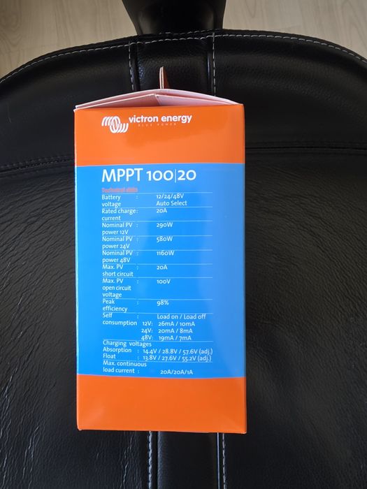 Victron BlueSolar MPPT 100/20 – BRAND NEW, with invoice and warranty63826015686785122