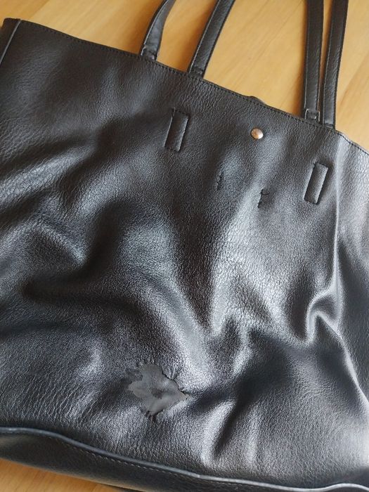 Torba shopper czarna damska house