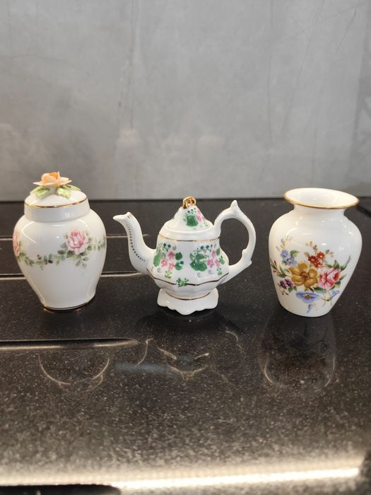Trio vaso em  miniatura