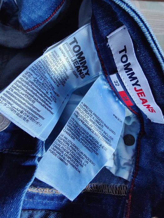 Джинсы Tommy Hilfiger jeans USA w32 stretch mid blue.