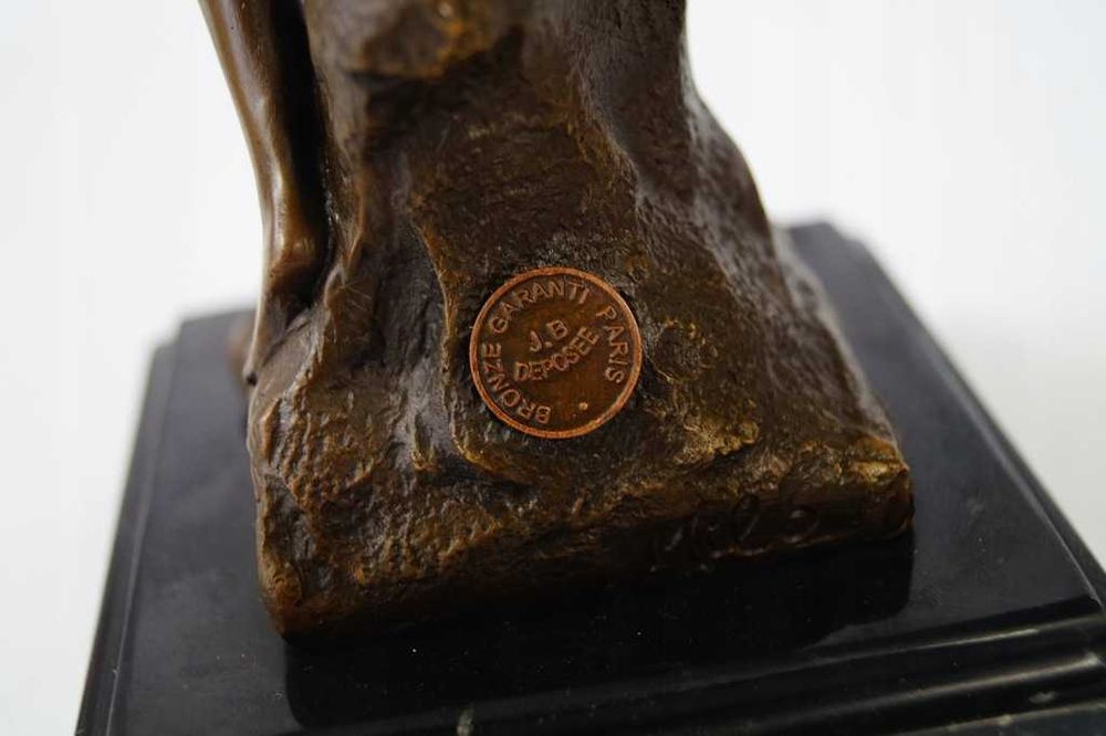 Figura z brązu rzeźba Kobieta AKT SECESJA