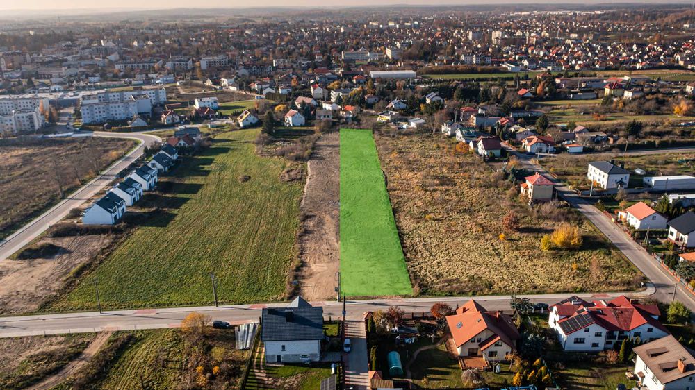 Działka inwestycyjna 2300-4700 m2 => Centrum 1 km <=