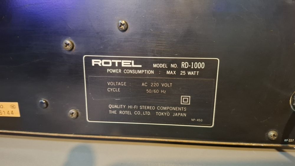 Rotel RD-1000 – deck kasetowy stereo | vintage