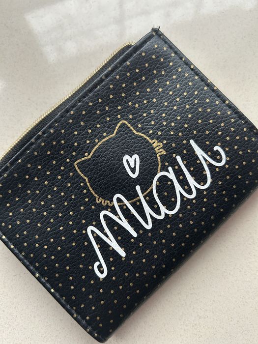 Portfel z kotkiem dla dziewczynki, nowy