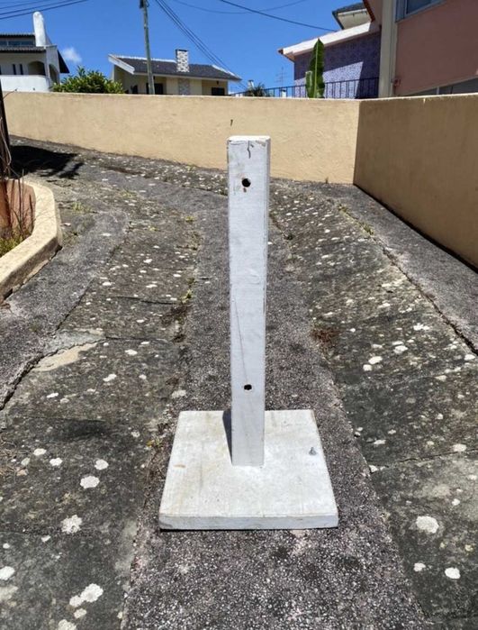 Suporte Poste de Madeira