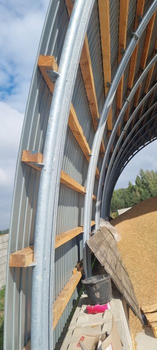 Hala łukowa 14.5 x 30m wiata garaż magazyn obora  kurnik