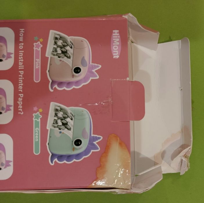 Aparat Dziecięcy Natychmiastowo Drukujący Himont Różowy