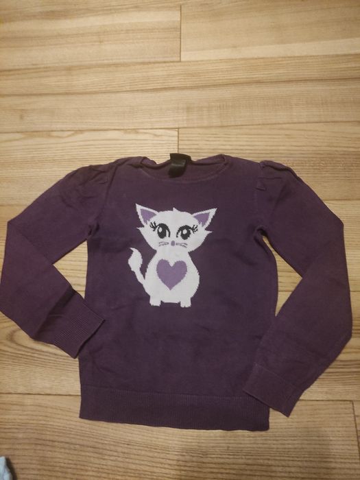 Sweterek H&M dla dziewczynki 116- 128