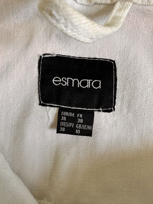 Біла джинсова курточка esmara 36 розмір