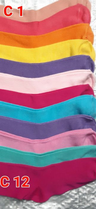 12 pares de meias novas em algodão tamanho 27-30