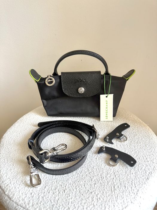 LongChamp Le Pliage Pouch Black