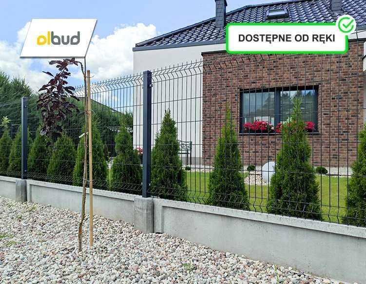 Ogrodzenie panelowe 3D Lębork cena 1mb 1230 GRAFIT panel ogrodzeniowy