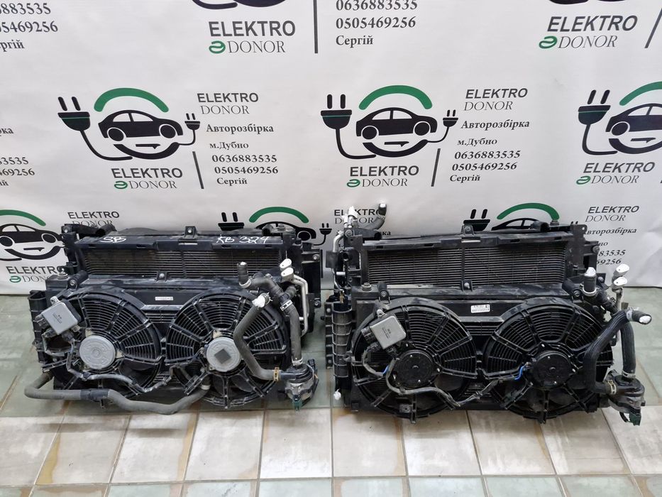 Радіатор касета радіаторів дифузор вентилятори Nissan Leaf 18-25 р.в.