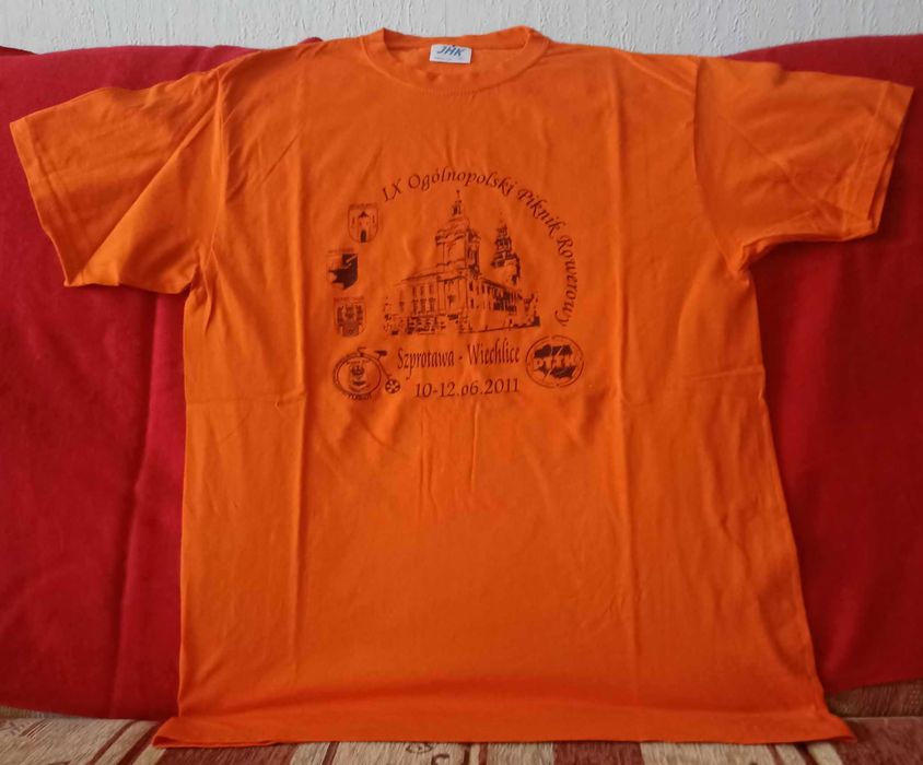 T-shirt pamiątkowy ze zlotu rowerowego - roz. M