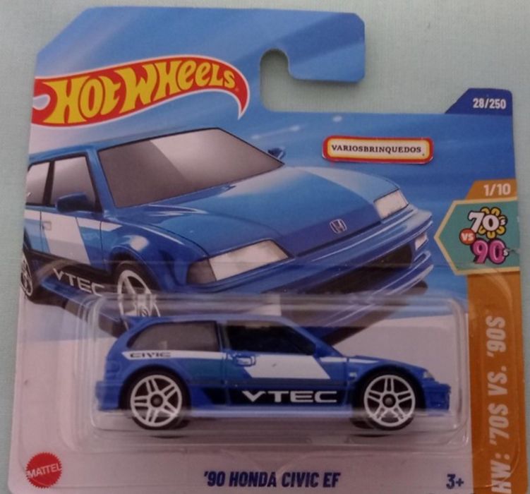 Miniaturas Honda Hotwheels