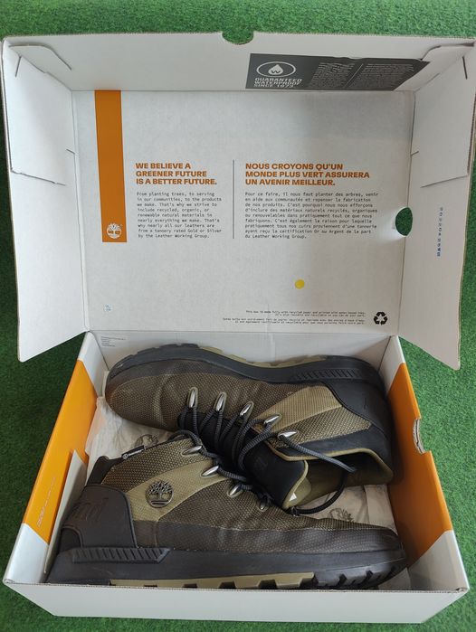 Timberland Sprint Trekker Waterproof Olive Mesh 13us 47.5eur 31cm