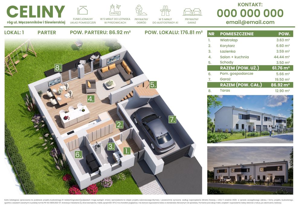Nowe domy na sprzedaż bez pośredników ! - Widok 3