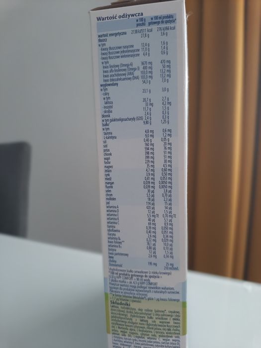 Mleko HIPP Comfort 1 praebiotyk + probiotyk