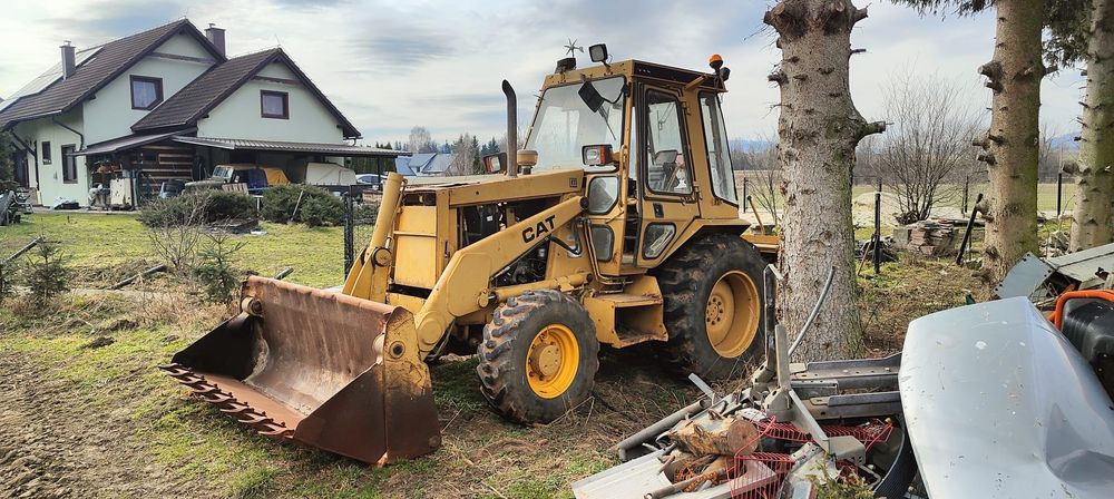 Koparko Ładowarka CAT CATERPILLAR 428. B JCB CASE ostrówek