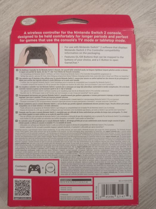 Gamepad Nintendo Switch 2 Pro Czarny