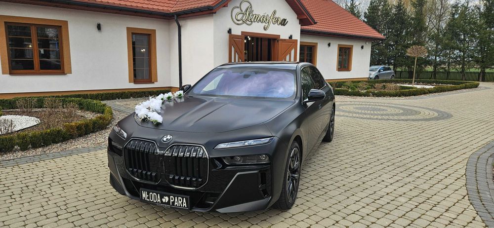 Auto Samochód do Ślubu Wesele BMW 7