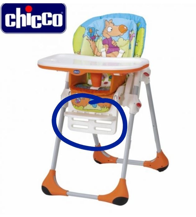 Pousa Pés Cadeira Refeição CHICCO Polly Magic Start Relax Progress5
