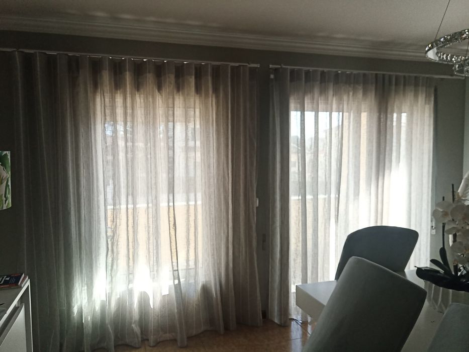 Cortinados fita onda + calhas