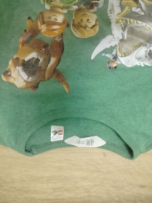 Bluzka długi rękaw chłopięca H&M Lego 110 116