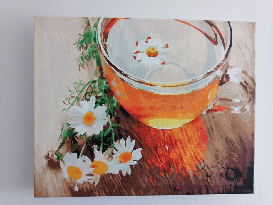 Obraz malowany ręcznie farbami akrylowymi