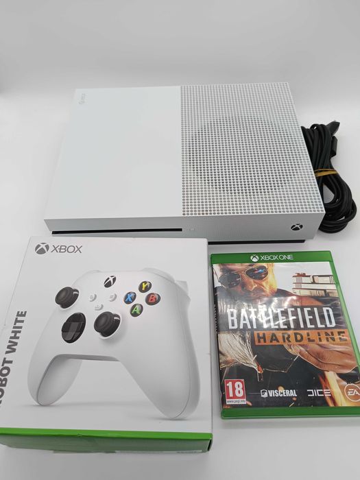 Konsola Xbox One S 1 TB biały + 1 pad + gra