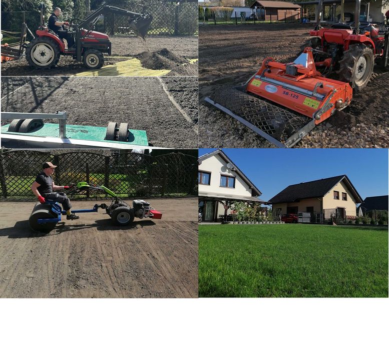 ogrodnik zakładanie ogrodu renowacja trawnika wertykulacja aeracja