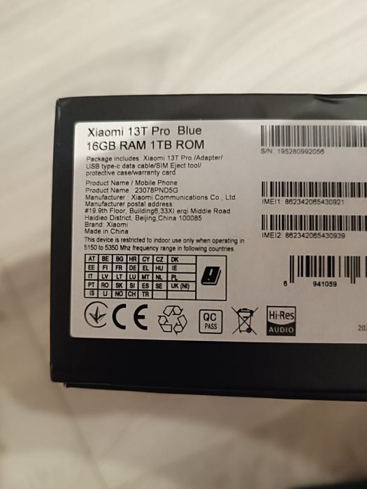 Smartfon Xiaomi Redmi 13 T PRO 1 TB