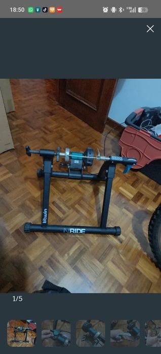 Rolo de treino para bicicleta