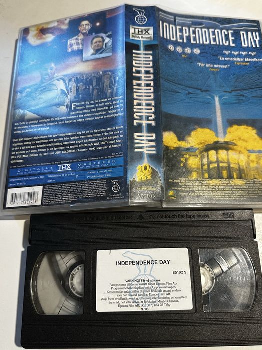 independence day VHS