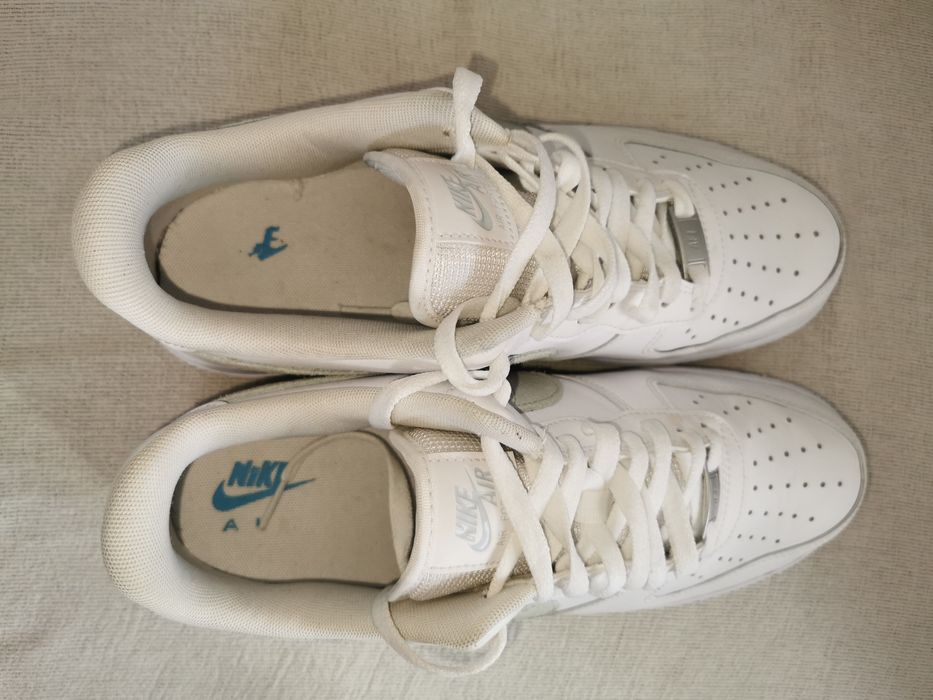 Nike Air Force 1 '07 Glacier Blue buty sportowe sneakersy Idealny stan