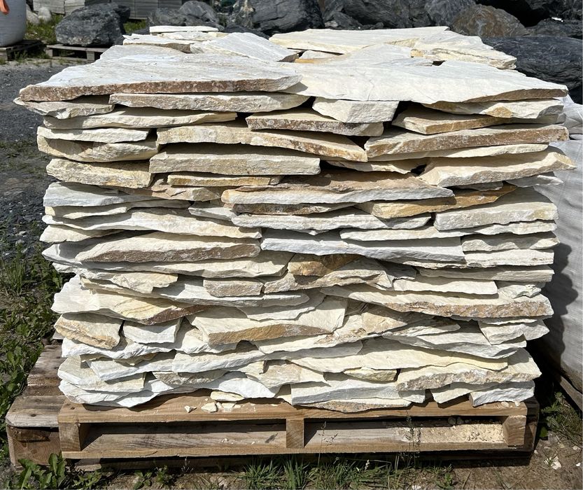 Naturalny Łupek Cytrynowy Kamień Elewacyjny Płyty Taras Schody Ścianę