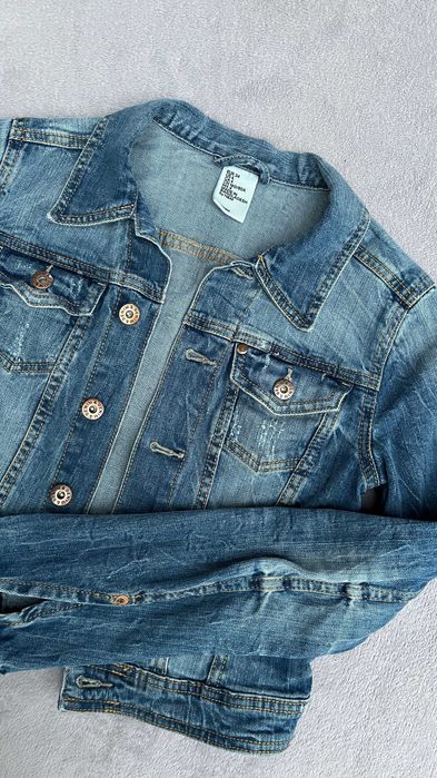 Kurtka katana jeans 34 denim jacket 2000s